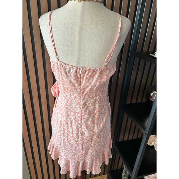 Hello Molly Princess Polly Mini Dress Light Pink Floral Size M - Picture 4 of 7